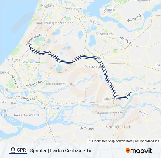 SPR Train Line Map