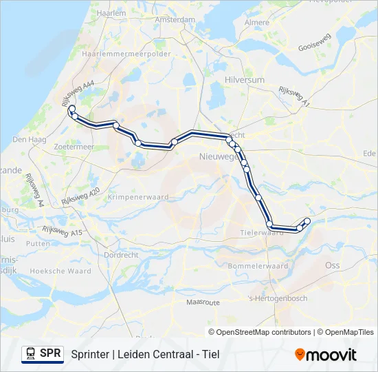 SPR Train Line Map