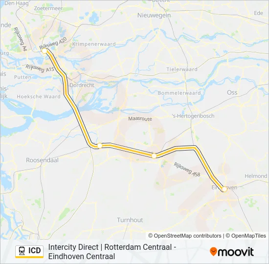 ICD Train Line Map