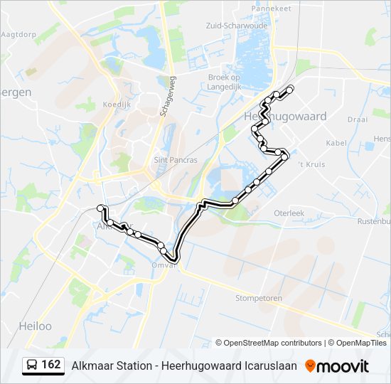 162 Bus Line Map