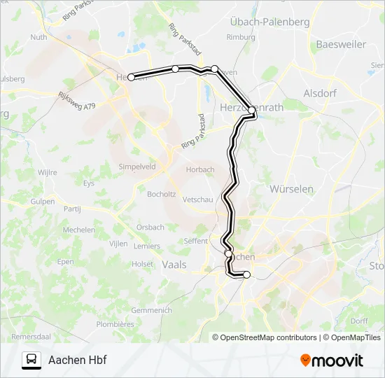 STOPBUS I.P.V. TREIN  Line Map