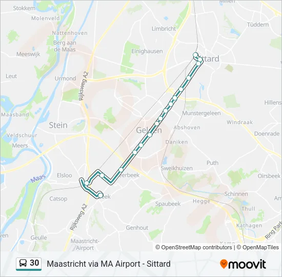 30 Bus Line Map