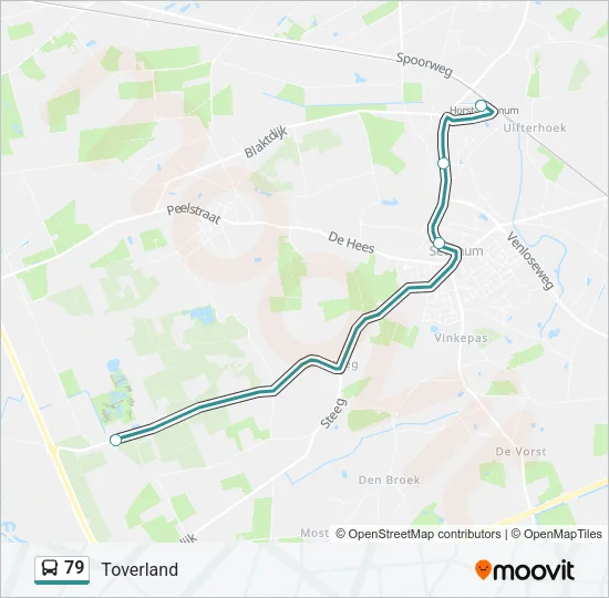 79 Bus Line Map
