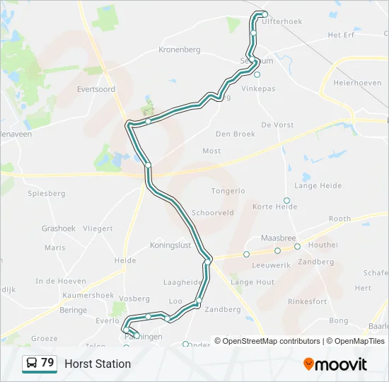 79 Bus Line Map