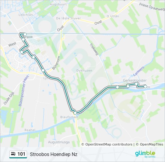 Bus 101 Route Map 101 Route: Schedules, Stops & Maps - Stroobos Hoendiep Nz (Updated)