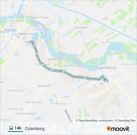 146 Bus Line Map