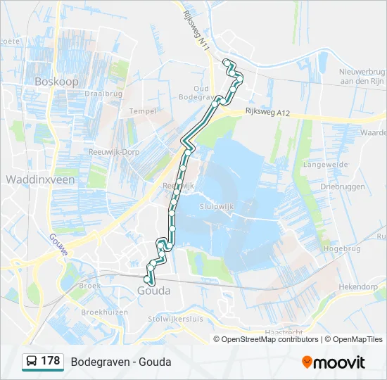 178 Bus Line Map