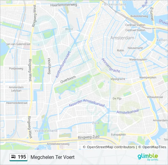 Bus 195 Route Map 195 Route: Schedules, Stops & Maps - Megchelen Ter Voert (Updated)