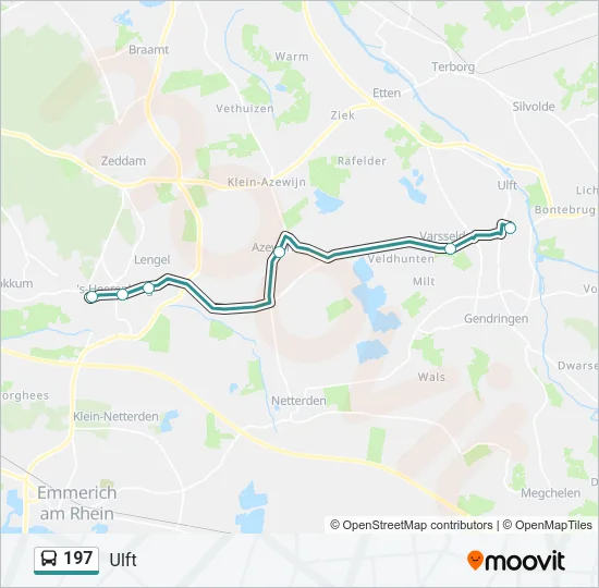 197 Bus Line Map