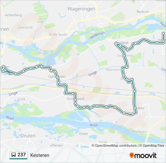 237 Bus Line Map