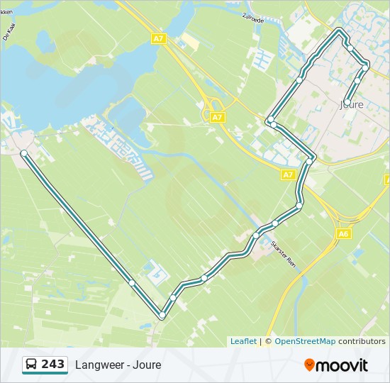 Route: Schedules, Stops & Maps - Langweer Dorp