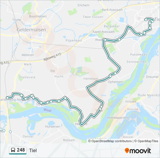 248 Bus Line Map