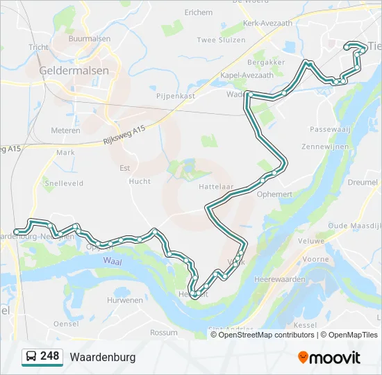 248 Bus Line Map