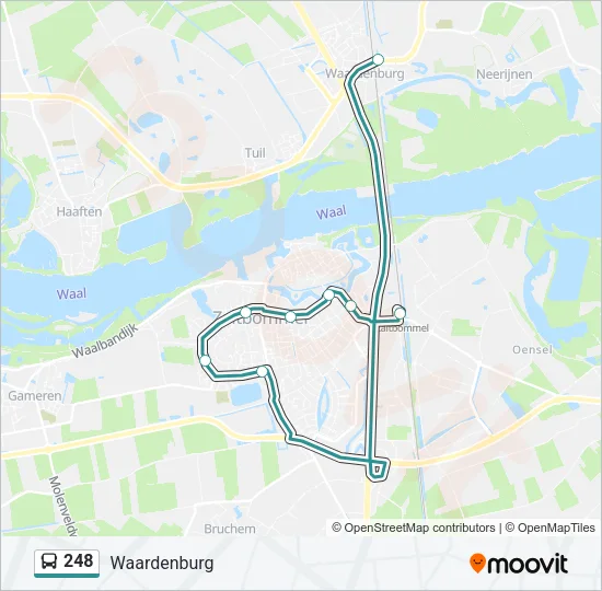 248 Bus Line Map