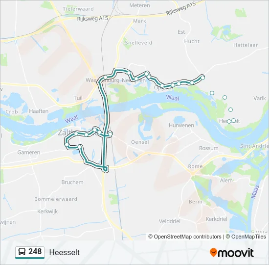 248 Bus Line Map