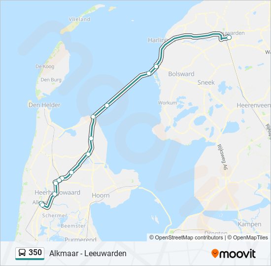 350 Route: Schedules, Stops & Maps - Alkmaar (Updated)