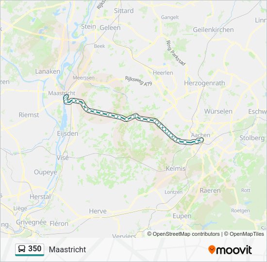 350 Route Fahrpläne, Haltestellen & Karten Maastricht (Aktualisiert)