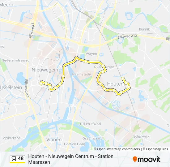 48 Bus Line Map
