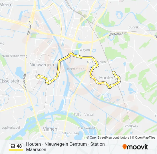 48 Bus Line Map