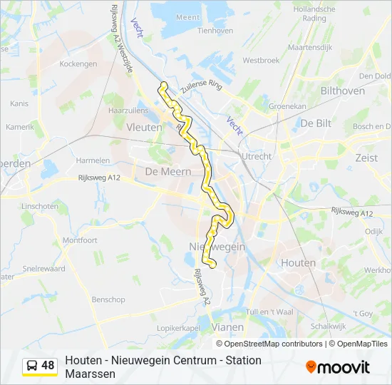 48 Bus Line Map