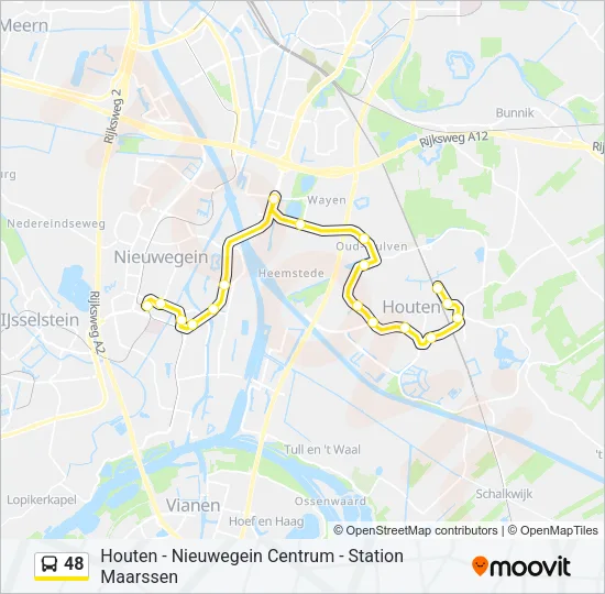 48 Bus Line Map