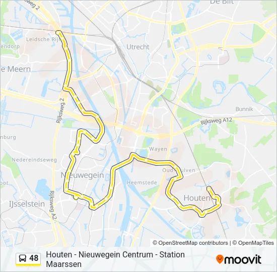 48 Bus Line Map