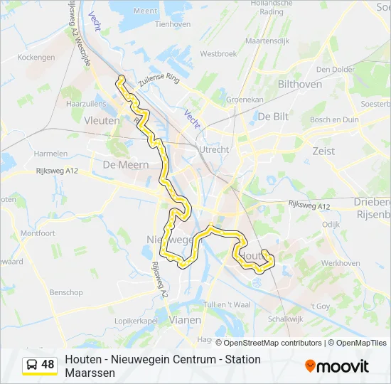 48 Bus Line Map