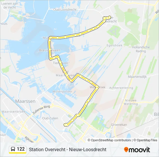 122 Bus Line Map