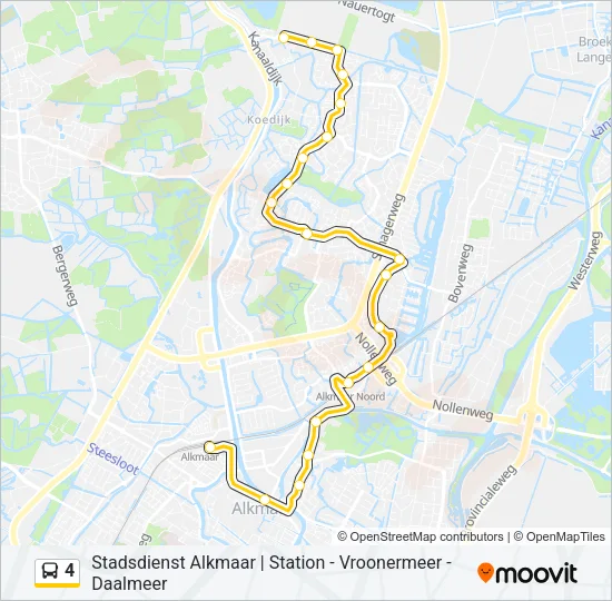  4 lijnkaart