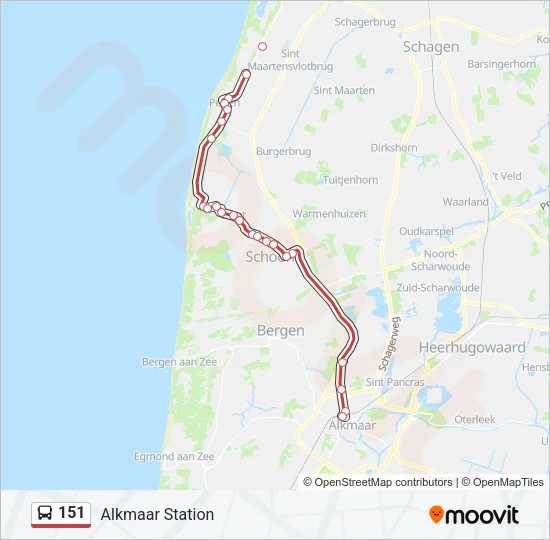 151  Line Map