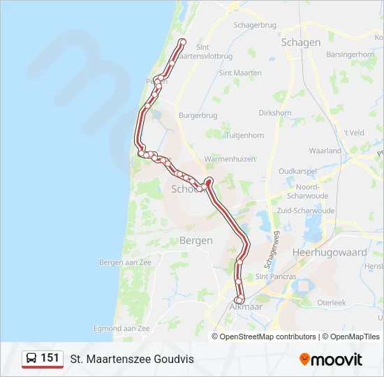151  Line Map