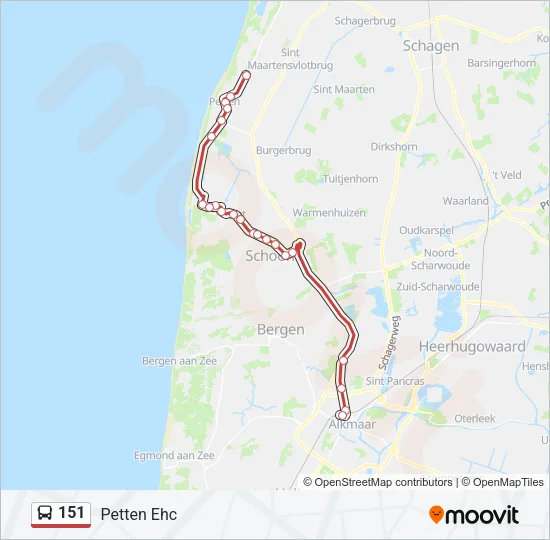 151  Line Map