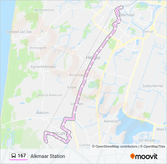 167  Line Map