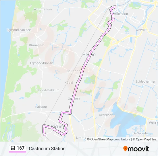 167  Line Map