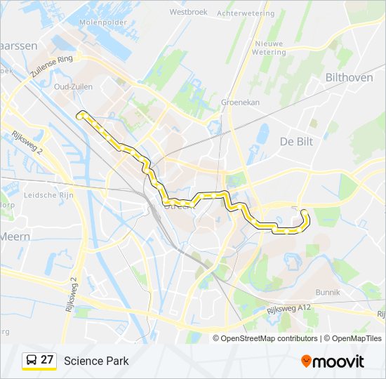 27 Bus Line Map