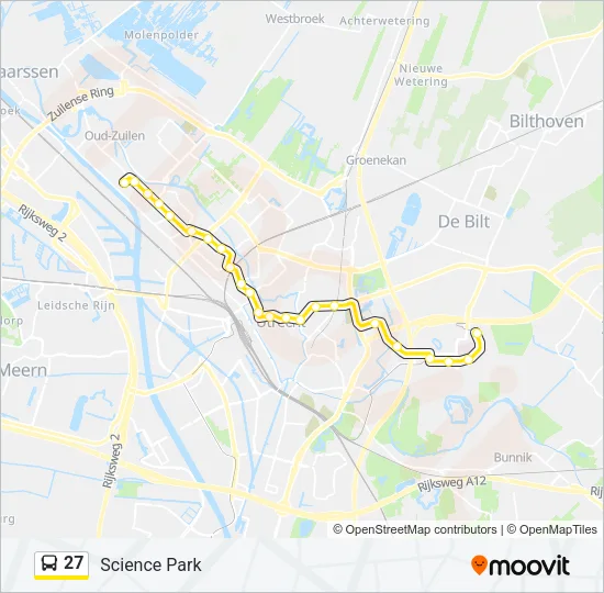 27 Bus Line Map