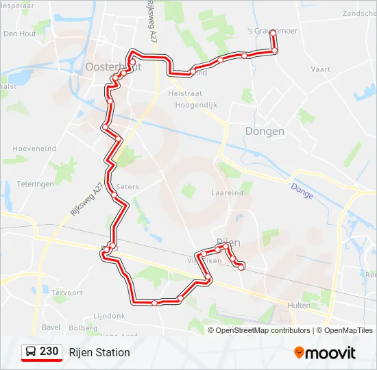 230 Bus Line Map