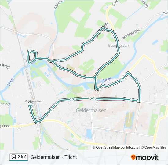 262 Bus Line Map