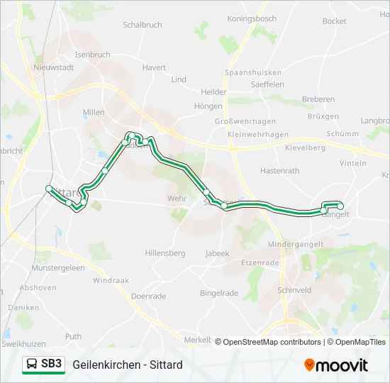 SB3 Bus Line Map