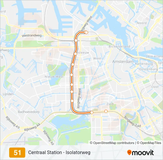 51 Metro Line Map
