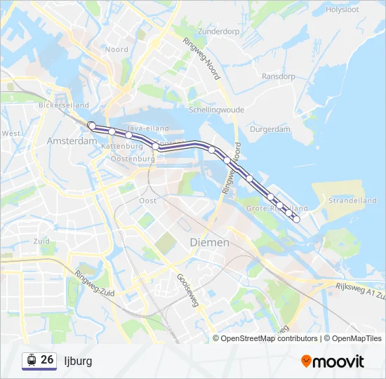 26 Light Rail Line Map