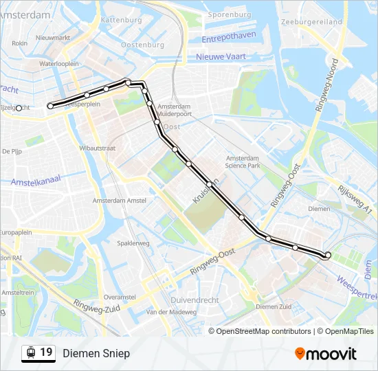19 Light Rail Line Map
