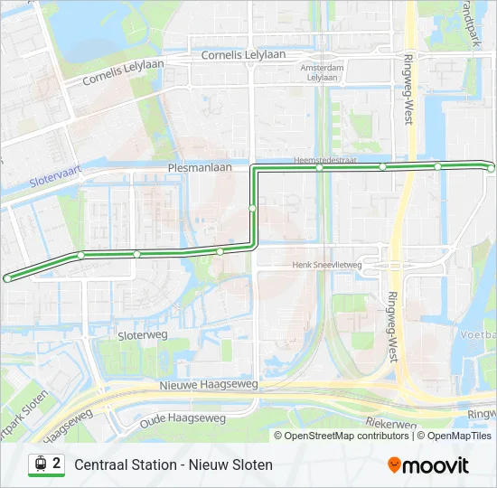 2 Light Rail Line Map