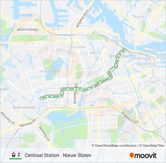 2 Light Rail Line Map