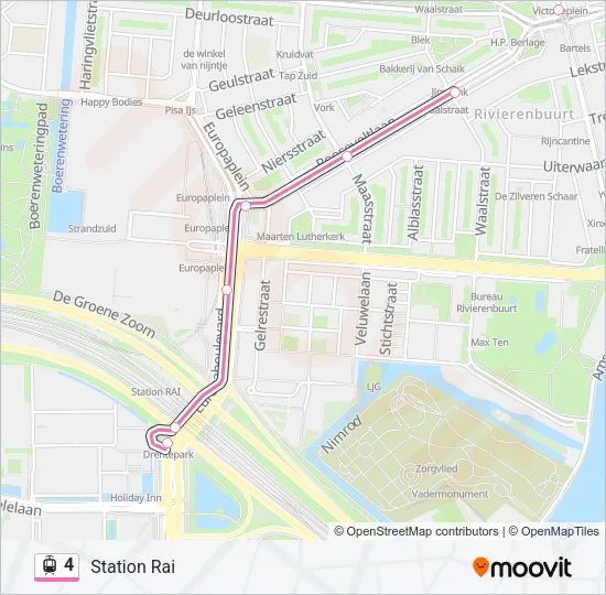 4 Light Rail Line Map