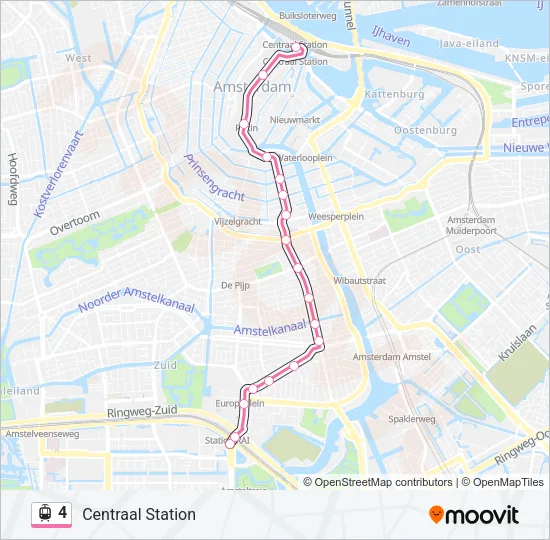 4 Light Rail Line Map