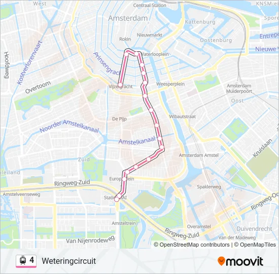 4 Light Rail Line Map