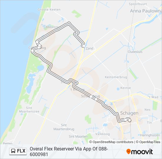 FLX bus Line Map