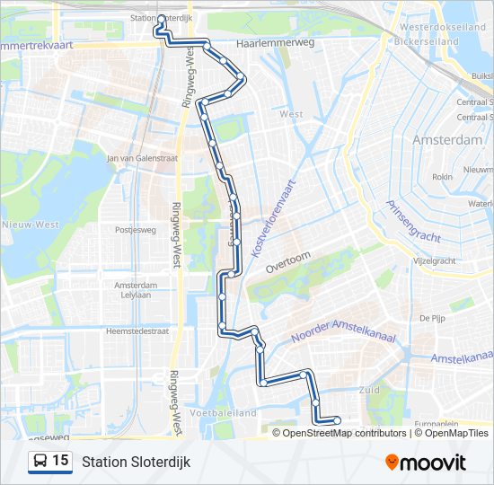 15 bus Line Map