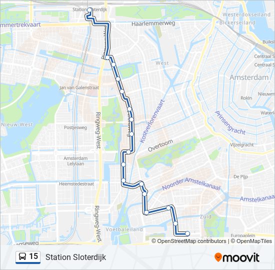 15 bus Line Map